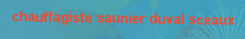 Chauffagiste Saunier Duval Sceaux