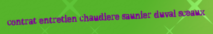Contrat entretien chaudiere Saunier Duval Sceaux