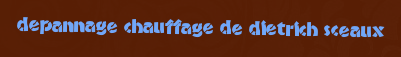 Depannage chauffage De Dietrich Sceaux