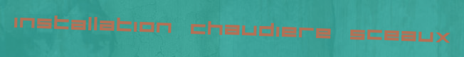 Installation chaudiere Sceaux